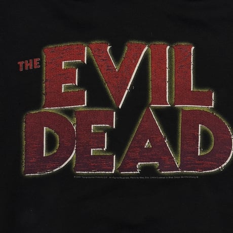 THE EVIL DEAD 2001 LOGO HOODIE FRUIT OF THE LOOM XL 2598