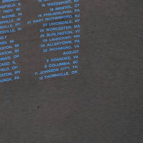 METALLICA AND JUSTICE FOR ALL TOUR 88-89 FITS XL 0447