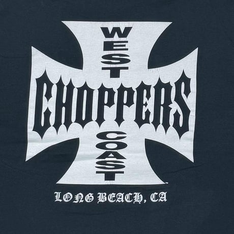 WEST COAST CHOPPERS IRON CROSS LONG BEACH CA SS BLACK XL 4857