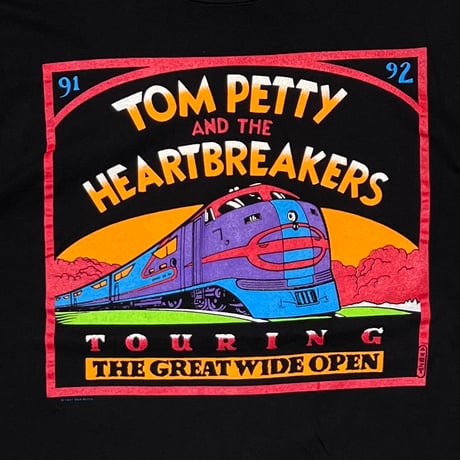TOM PETTY AND THE HEARTBREAKERS 1991 THE GREAT WIDE OPEN TOUR Hanes LARGE 6765