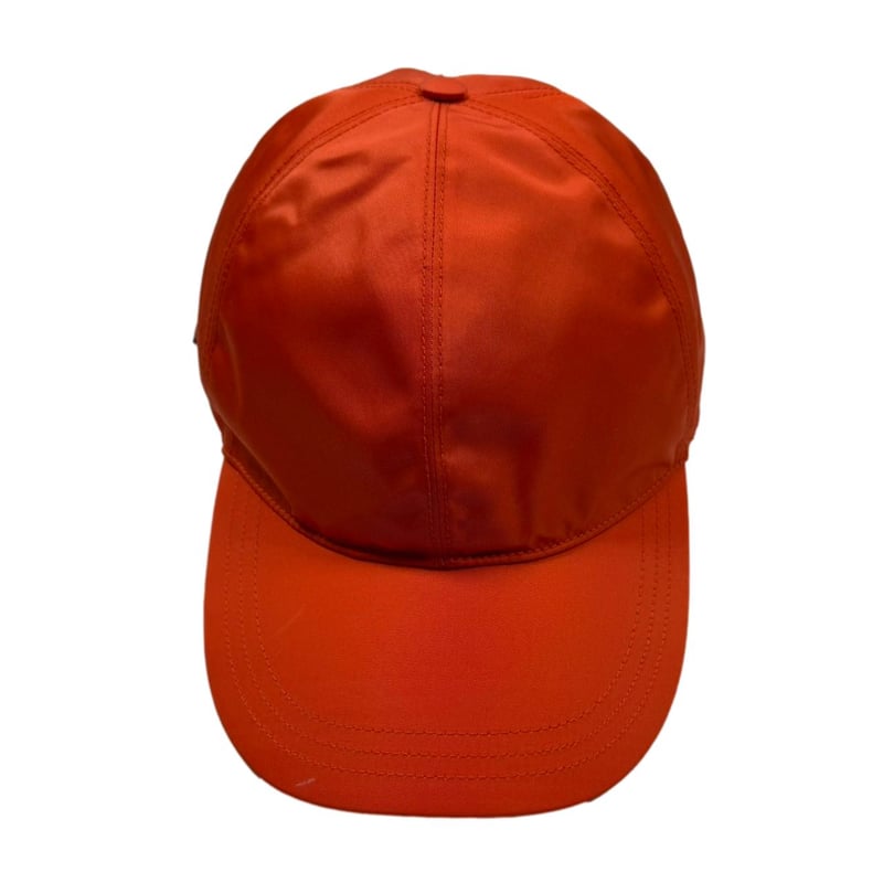 PRADA RE- NYLON BASEBALL CAP ORANGE XL | greatL