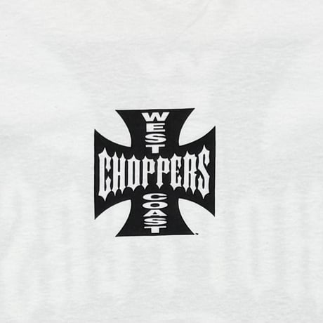 WEST COAST CHOPPERS IRON CROSS LS WHITE XL 8560