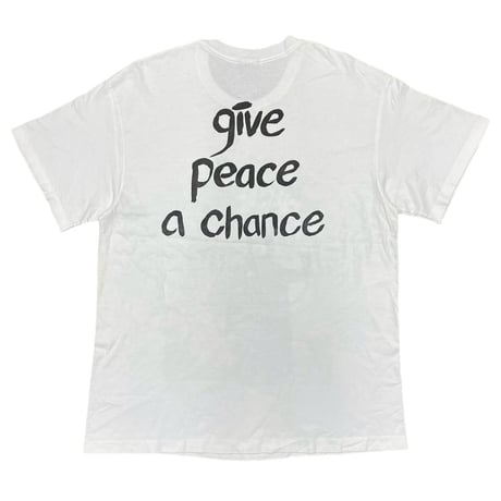 JOHN LENNON IMAGINE GIVE PEACE A CHANCE WHITE FITS M-L 2088