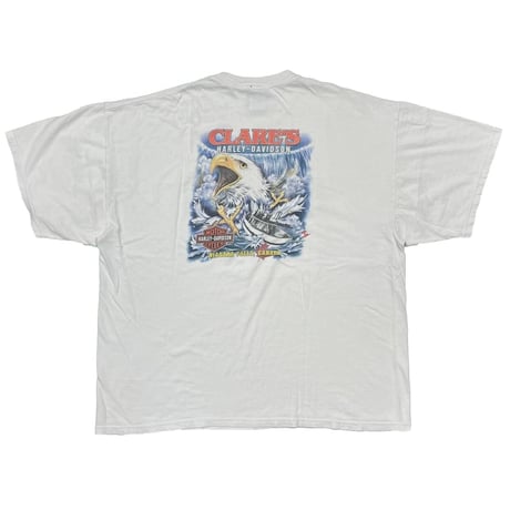 HARLEY DAVIDSON FRONT BIG LOGO NIAGARA FALLS WHITE XXL 7605
