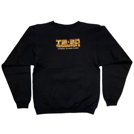 TERMINATOR 2 BURNING FACE CREWNECK SWEAT UNIVERSAL SMALL 8313