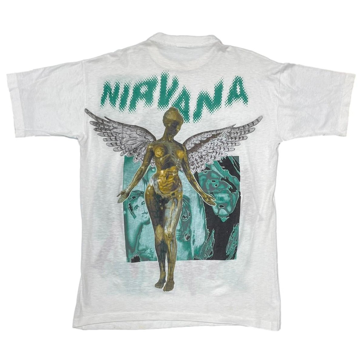 NIRVANA IN UTERO THAILAND BOOTLEG XL 白 NIRVANA IN CONCERT 1993 IN UTERO BOOTLEG WHITE
