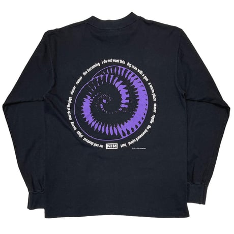 NINE INCH NAILS DOWNWARD SPIRAL LS NIN BOX LOGO ALL SPORT LARGE 1495