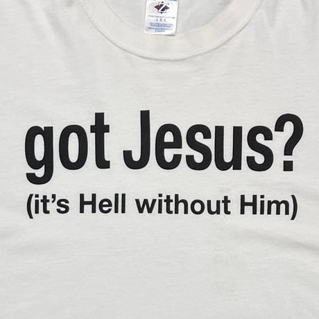 OLD&VINTAGE GOT JESUS? JERZEES LARGE 1644