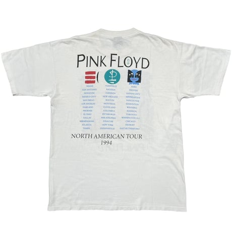 PINK FLOYD NORTH AMERICAN TOUR 1994 WHITE BROCKUM XL 3555