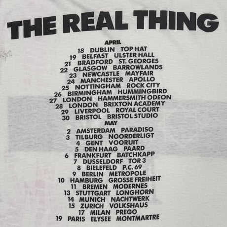 FAITH NO MORE THE REAL THING 1989 SLEEVELESS WHITE FITS L-XL 9142
