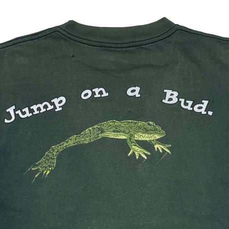 Budweiser JUMP ON A BUD GREEN TULTEX LARGE 9201