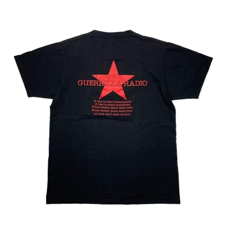 RAGE AGAINST THE MACHINE GUERRILLA RADIO TEE FITS MEDIUM 3086