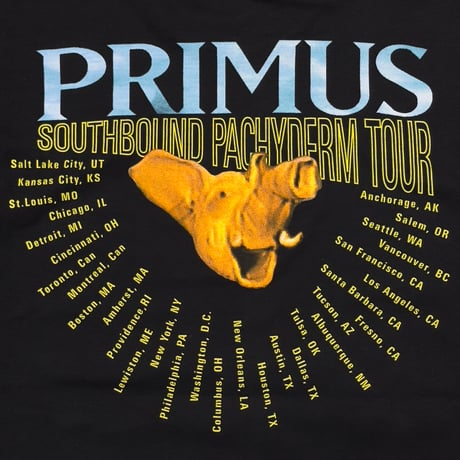 PRIMUS SOUTHBOUND PACHYDERM TOUR 1996 WINTER LAND LARGE 6443