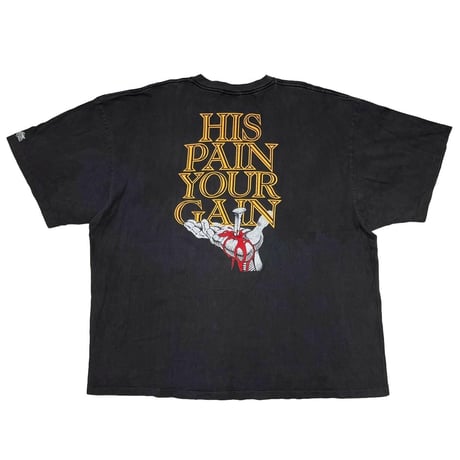 LORD'S GYM BENCH PRESS THIS THE SIN OF THE WORLD HIS PAIN YOUR GAIN 4X 9904