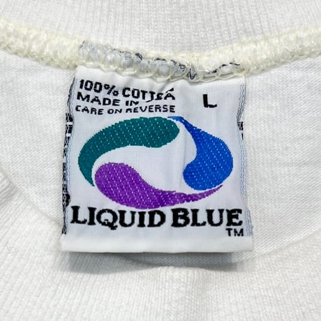 GRATEFUL DEAD ROSE Y2K WHITE LIQUID BLUE LARGE 1470