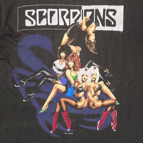 SCORPIONS 1990 TOUR TEASE ME PLEASE ME LARGE 4987