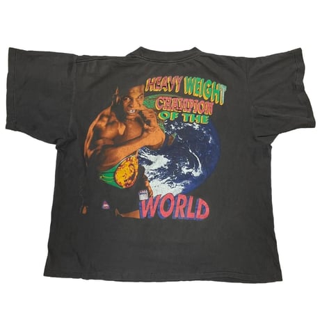 MIKE TYSON IRON MIKE TYSON HEAVY WEIGHT CHAMPION OF THE WORLD RAP DESIGN FITS XL 3474