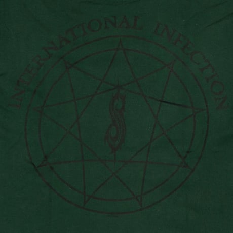 Slipknot INTERNATIONAL INFECTION LS GREEN FITS SMALL 1975