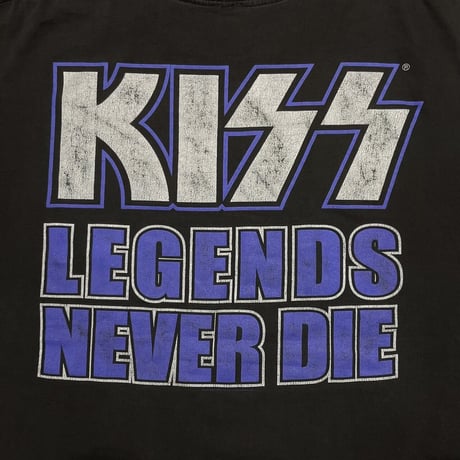 KISS THE FAREWELL TOUR 1973-2000 LEGENDS NEVER DIE FITS 2XL 4256
