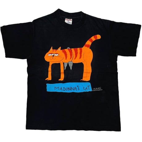 MADONNA 1991 MADONNA'S CAT CALLAHAN BLACK SOF TEE MEDIUM 3820