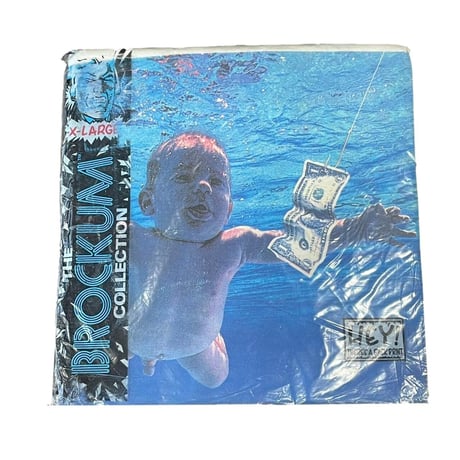 NIRVANA DEAD STOCK NEVERMIND WHITE XL 7088