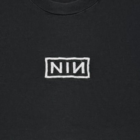 NINE INCH NAILS EMBROIDERY BOX LOGO FRUIT OF THE LOOM LARGE 3365