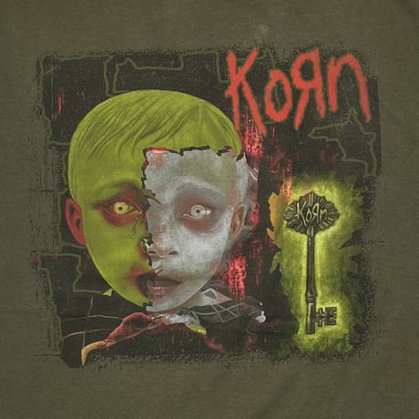 KORN TOUR 2006 OLIVE GIANT FITS XL 4731
