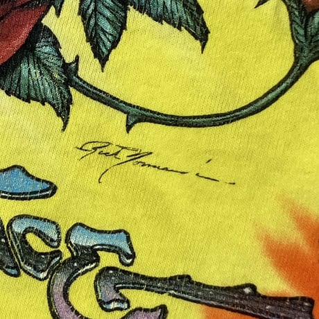 GRATEFUL DEAD 1992 TIE DYE LIQUID BLUE XL 0935