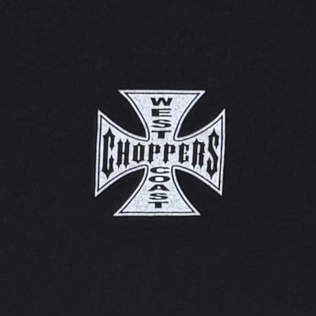 WEST COAST CHOPPERS NARROW IRON CROSS BLACK FITS LARGE 8664