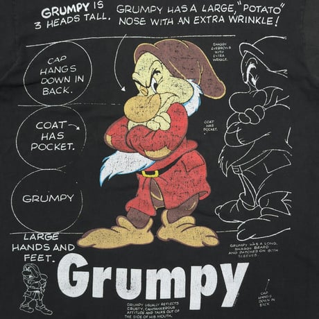 DISNEY VINTAGE GRUMPY FITS XL 3886