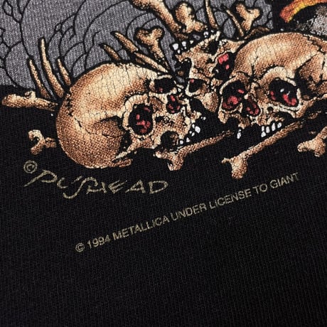 METALLICA 1994 UNFORGIVEN PUSHEAD FITS XL 3943