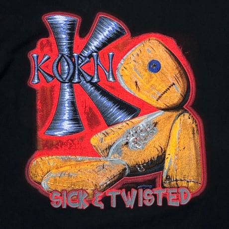 KORN ISSUES SICK & TWISTED WORLD TOUR 2000 BOOTLEG XL 9313