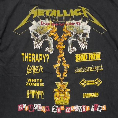 METALLICA PUSHEAD DONINGTON 1995 EURO LARGE 6384