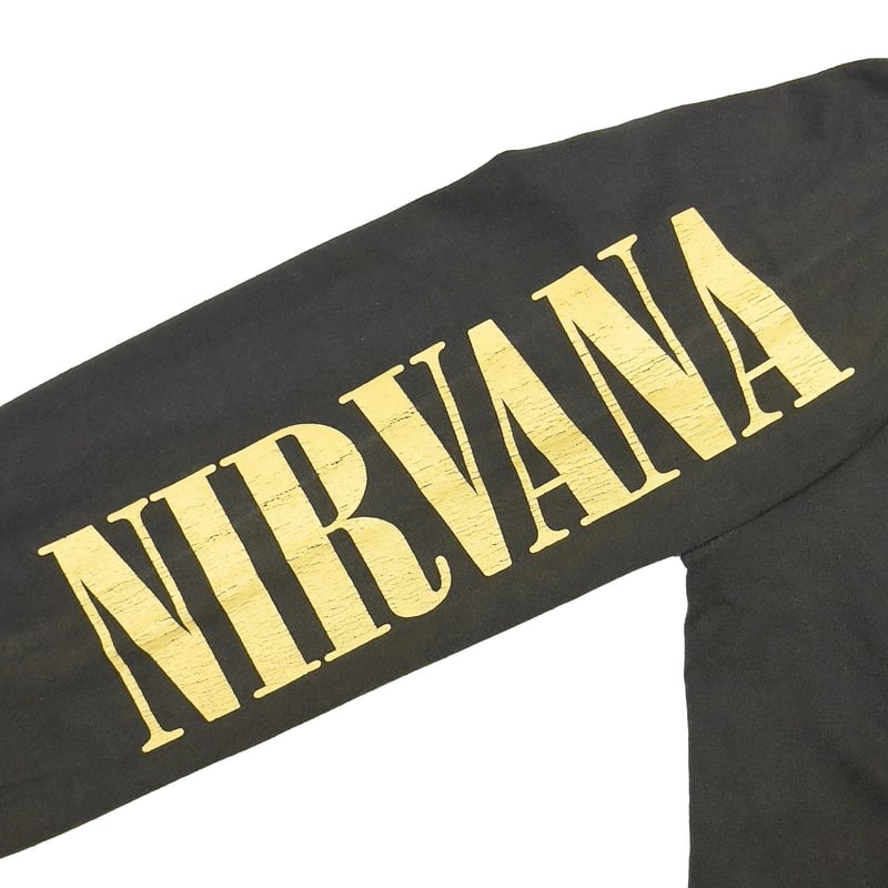 NIRVANA IN UTERO THAILAND BOOTLEGフェード黒XL NIRVANA IN UTERO THAILAND BOOTLEGフェード黒XL