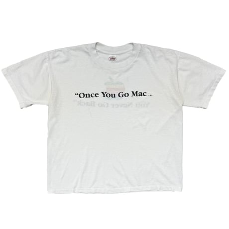 Apple ONCE YOU GO MAC WHITE BELTON LARGE 6688