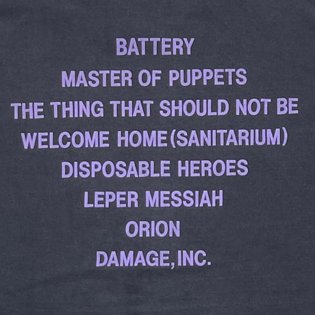 METALLICA MASTER OF PUPPETS GIANT XL 8488