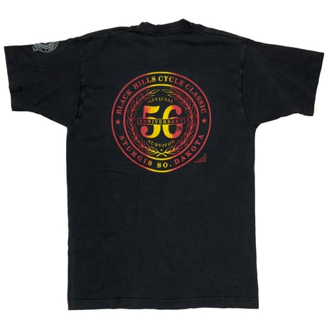 STURGIS 1996 BLACK HILLS CYCLE CLASSICS 50th ANNIVERSARY FRUIT OF THE LOOM LARGE 1392