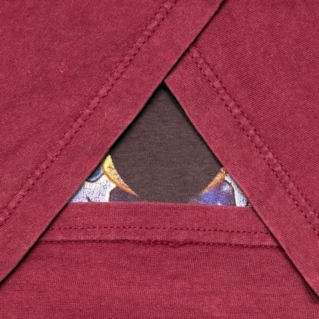 DISNEY VINTAGE THE TWILIGHT ZONE TOWER OF TERROR BURGUNDY FITS XL 5981
