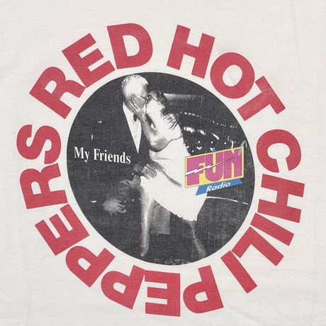 RED HOT CHILI PEPPERS MY FRIENDS FUN RADIO WHITE XL 8886