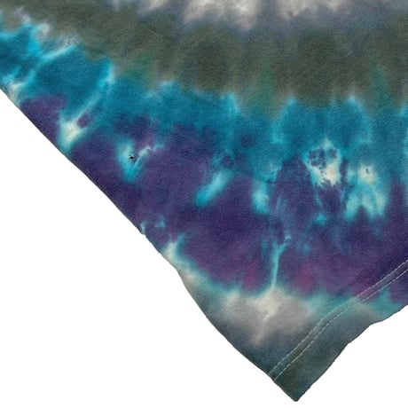 OLD&VINTAGE EYE DYE HAVE A DEAD DAY SMILE TIE DYE TOUCH&GOLD XL 2876