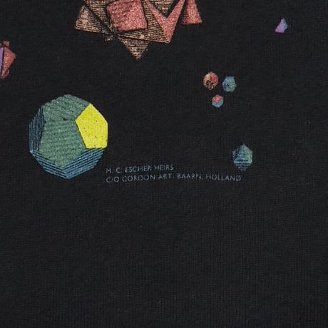 MC ESCHER ONEITA CREWNECK SWEAT BLACK LARGE 6461