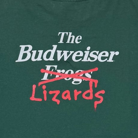 [MORE SALE] Budweiser 1997 TWO LIZARDS WE COULD'VE BEEN HUGE! GREEN ANVIL XL 5230