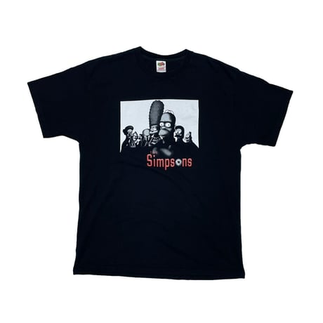 THE SIMPSONS The Sopranos PARODY TEE BLACK FRUIT OF THE LOOM BLACK XL 30KH8237