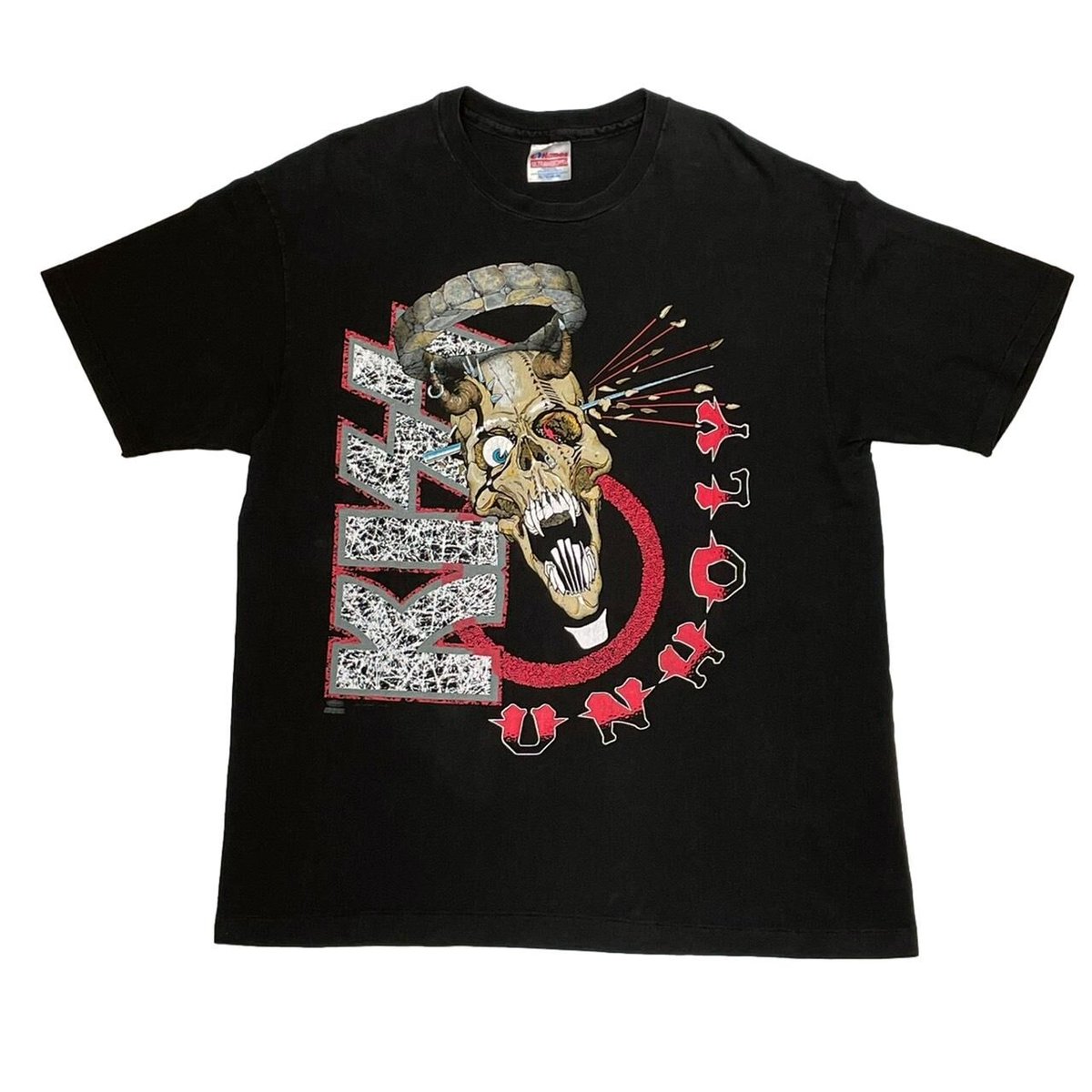 KISS 90's UNHOLY PUSHEAD HANES XL 9579 | greatL