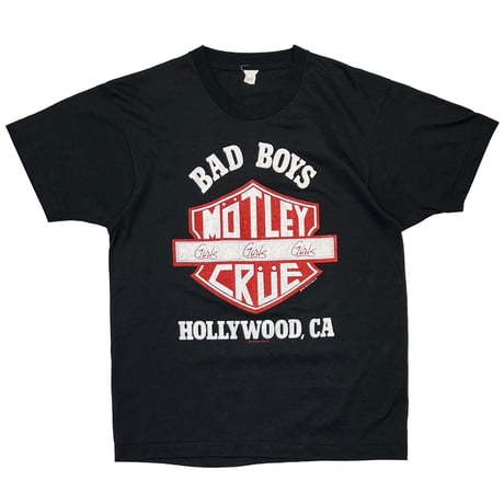 MOTLEY CRUE 1987 GIRLS GIRLS GIRLS WORLD TOUR '87-88 SCREEN STARS FITS MEDIUM 7861