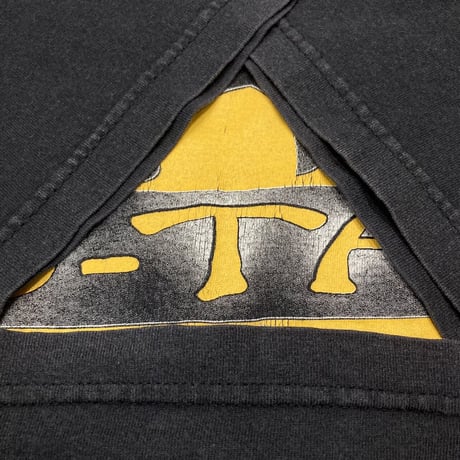WU-TANG CLAN BIG LOGO 1997 WU-WEAER INC US POP MART TAG XL BLACK  0659