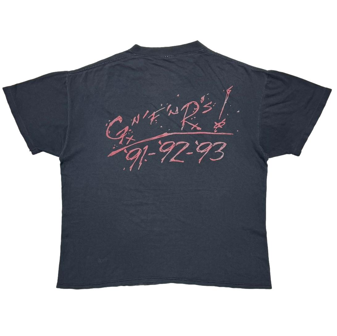 値下げ9月末までguns and roses BROCKUM L 古着 90s 90年代 ガンズアンドローゼス GUNS'N'ROSES 古着バンドT