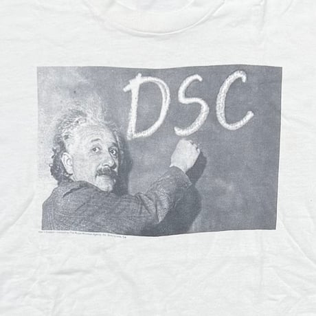 OLD & VINTAGE A. Einstein Look Smart With DSC COMPANY PROMO WHITE FRUIT OF THE LOOM XL 2648