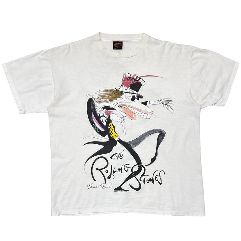 ROLLING STONES 1994 Gerald Scarfe WHITE BROCKUM