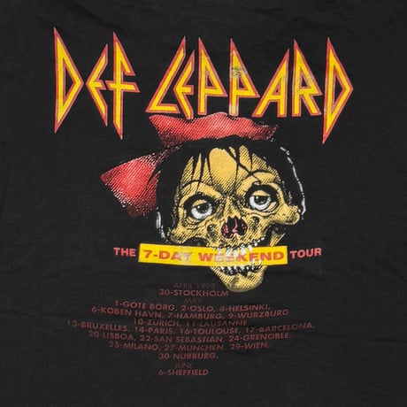 DEF LEPPARD PUSHEAD ADRENALIZE THE 7-DAYS WEEKEND TOUR EURO XL 2496